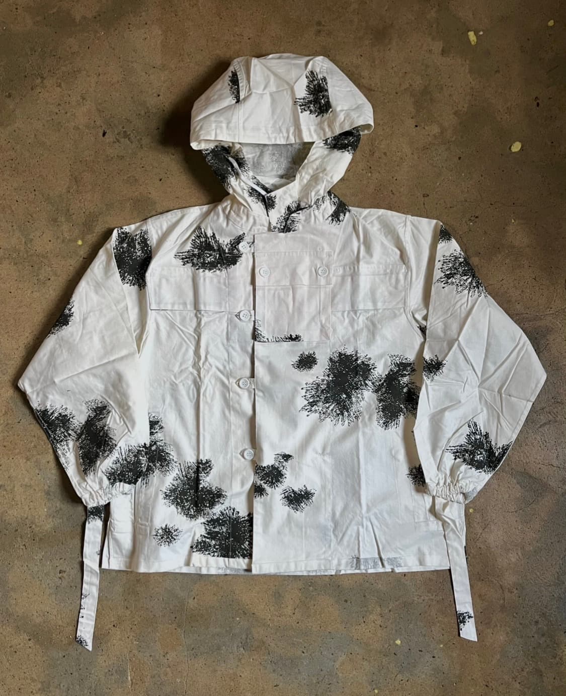 80s 서독군 오리지널 스노우 카모 세트 상품이미지4