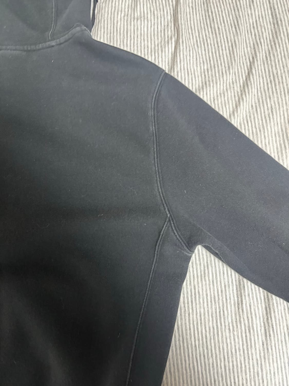 나이키 블랙 빅로고 후드티 판매 기본템 검정 상품이미지7