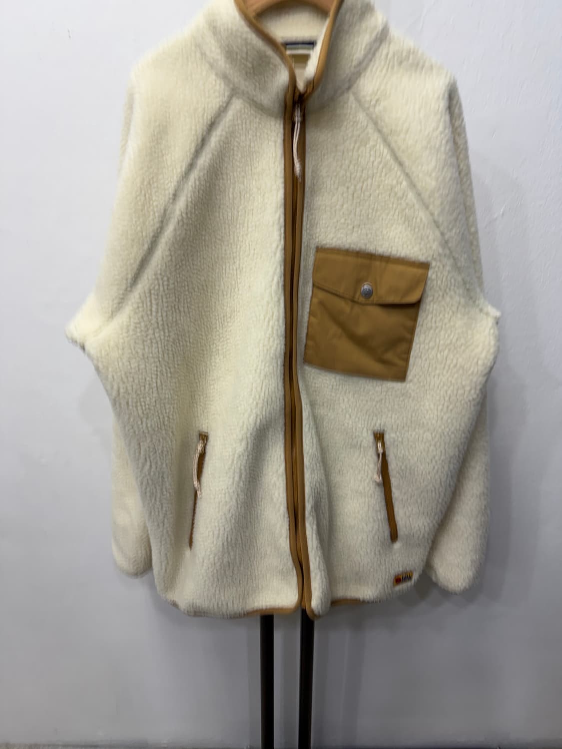 정품) 피엘라벤 남성 뽀글이 플리스 자켓 L 상품이미지1