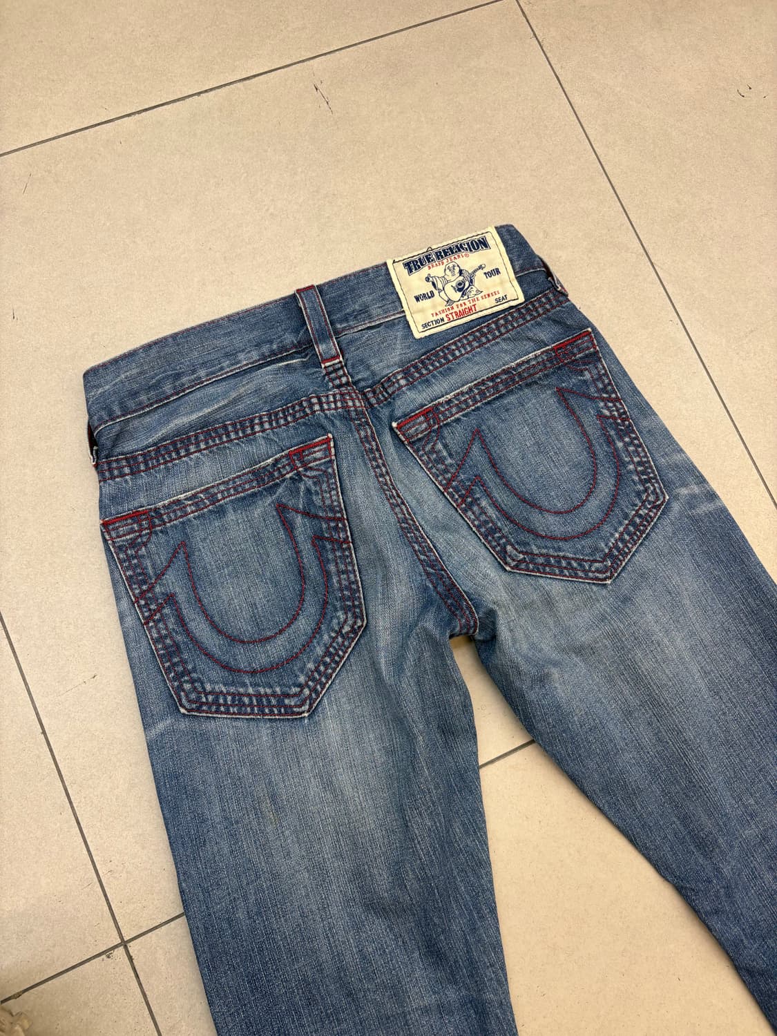 트루릴리전 섹션 스트레이트 데님팬츠 상품이미지9