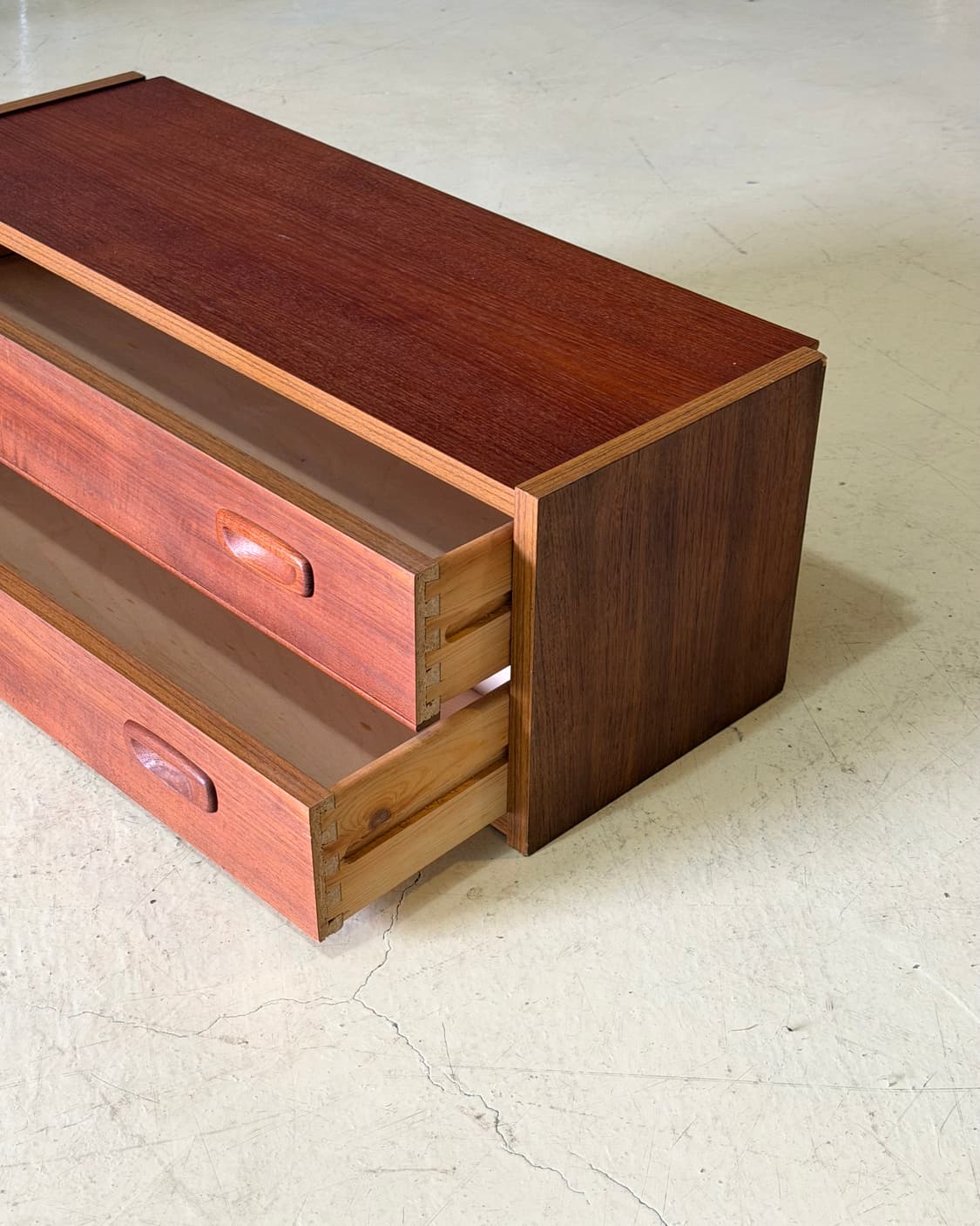 빈티지가구 빈티지 덴마크 티크 2단 서랍장 상품이미지6