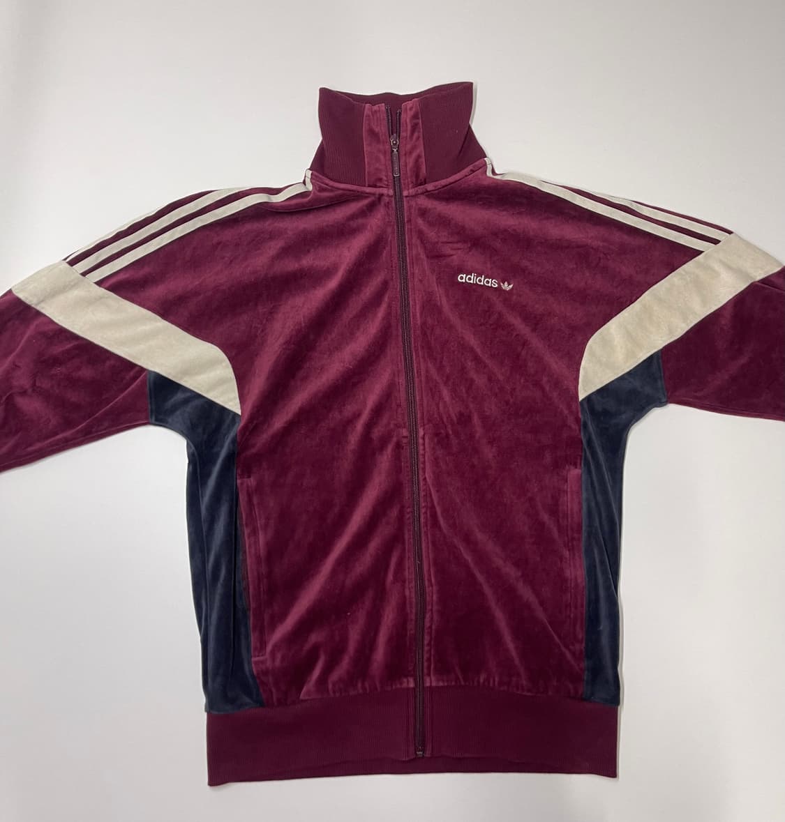 아디다스 벨벳 트레이닝 세트 버건디 100 상품이미지4