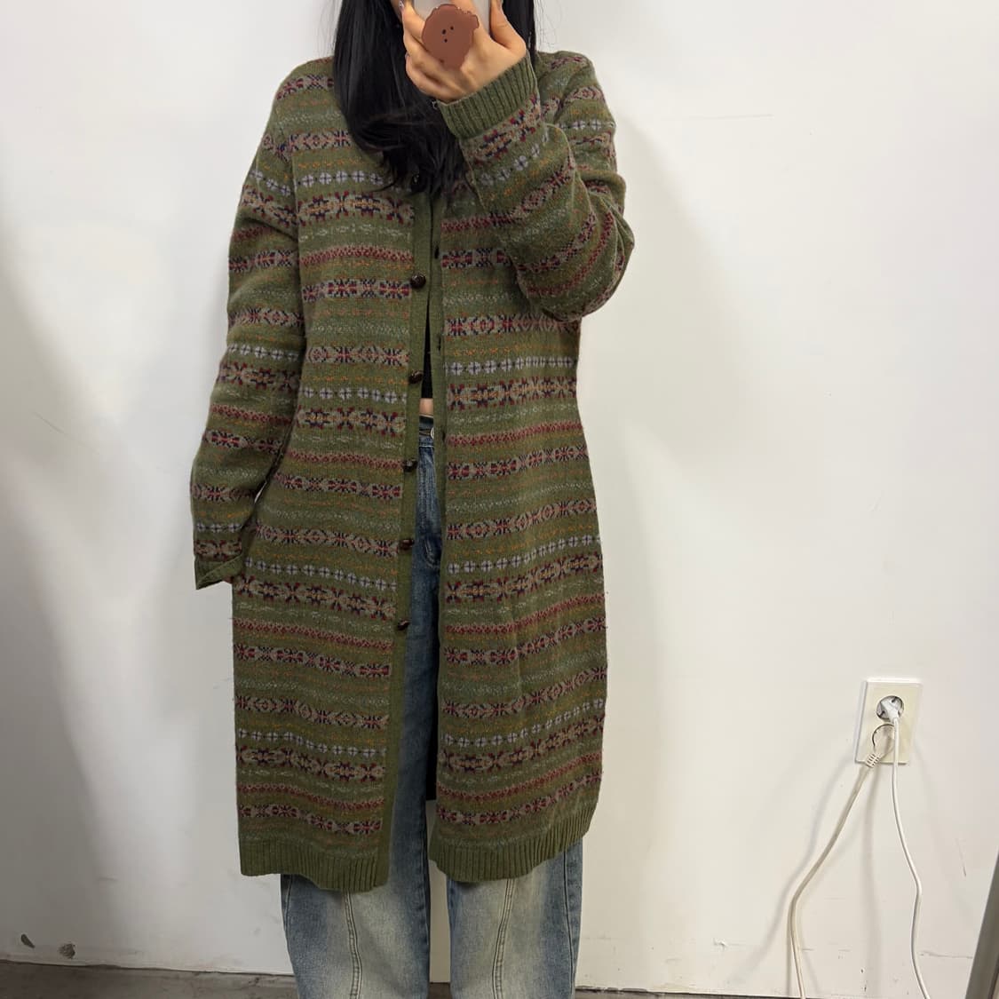 폴로 페어아일 롱 가디건[1787] 상품이미지2