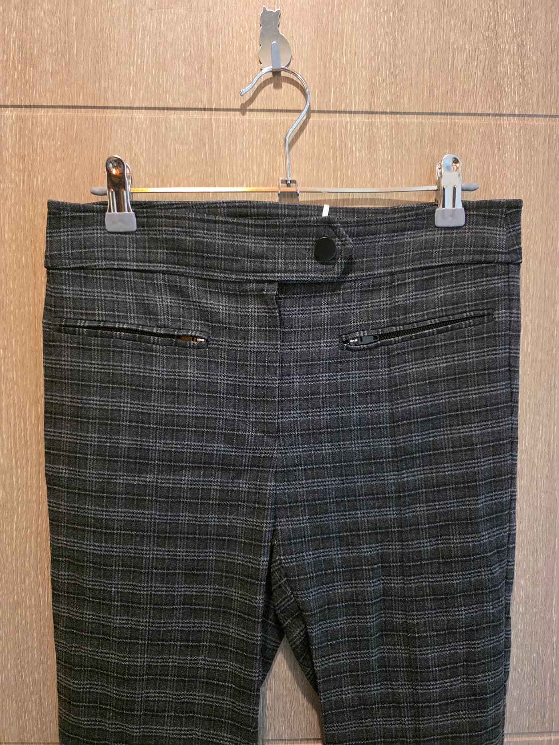 (199,000원 택 있음) g_cut 지컷 체크 패턴 스트랩 팬츠 55 상품이미지3