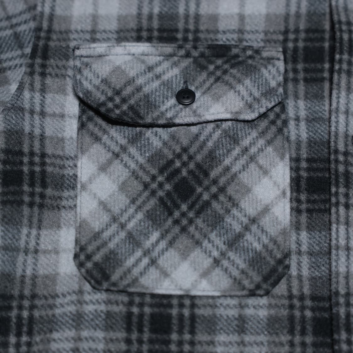 Wrangler Grey Plaid Fleece Shirt 상품이미지3