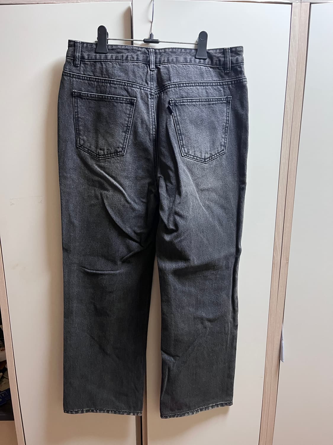 와이드 청바지 L(30~31) 진회색 상품이미지2
