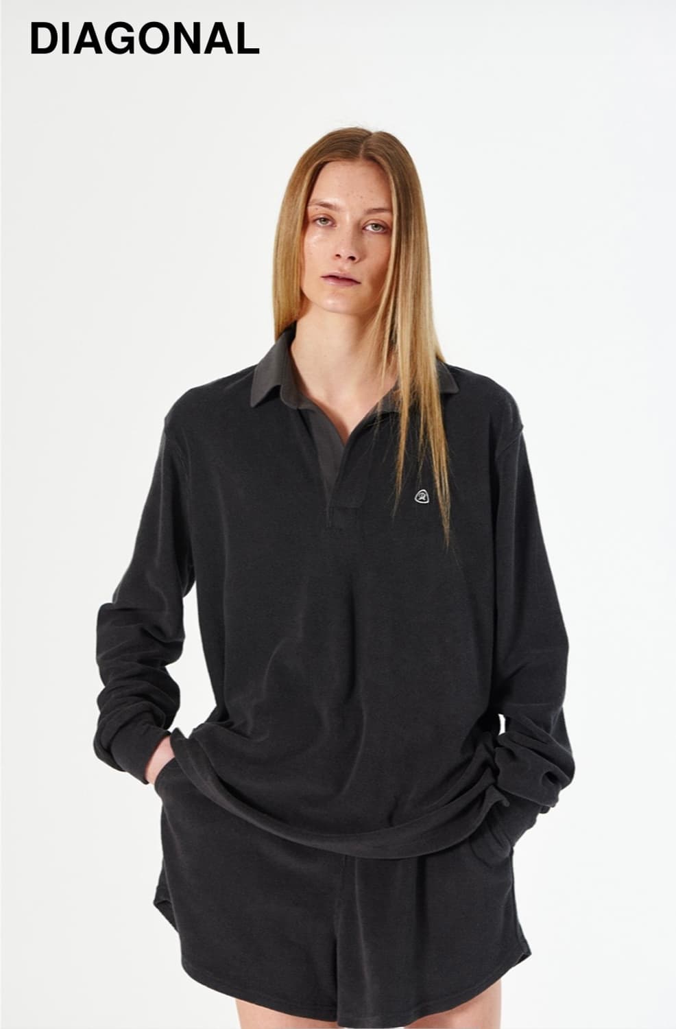 다이애그널 TERRY POLO SHIRTS & SHORTS 테리 셋업 상품이미지2