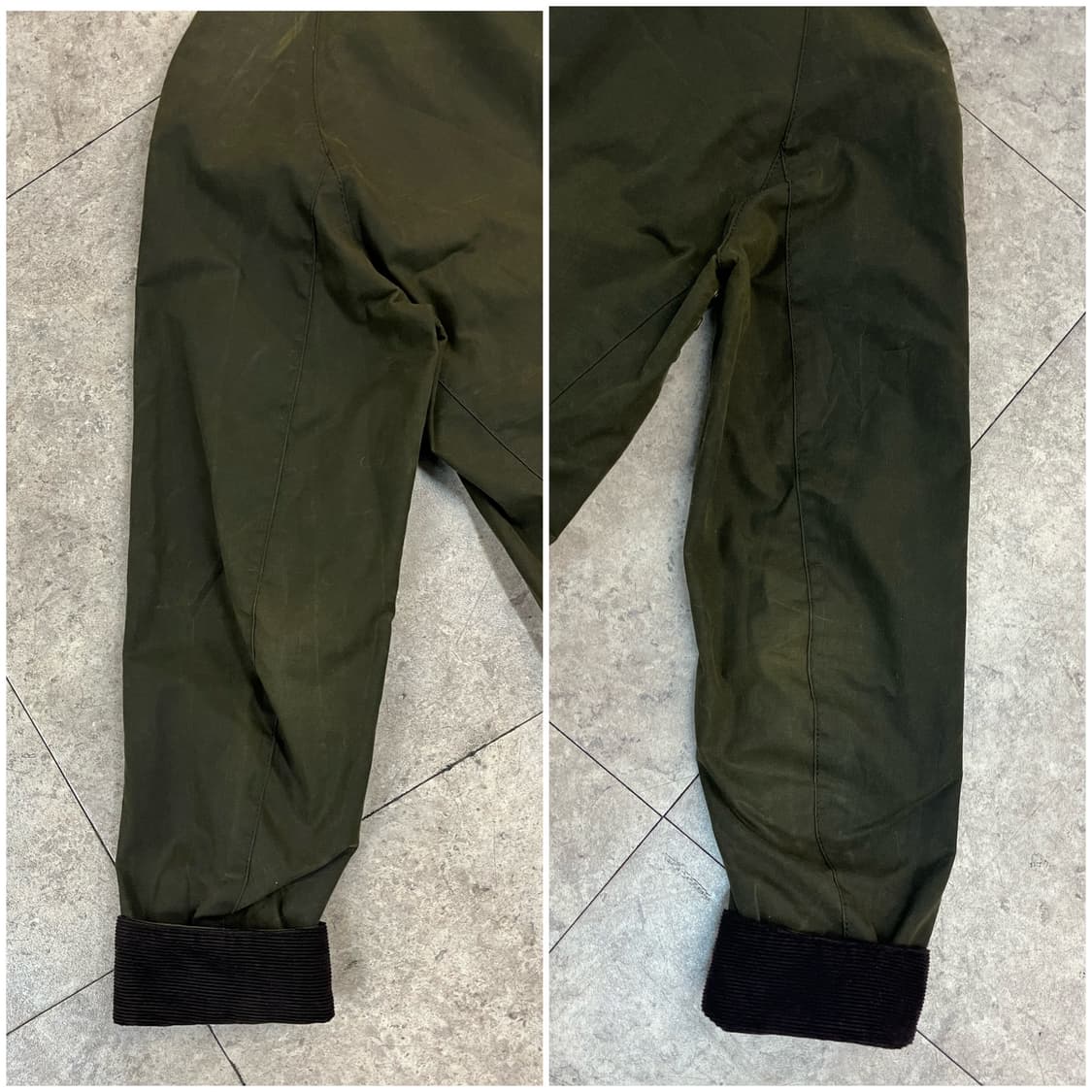 바버 왁스 자켓 카키 XS #csz2660 상품이미지9