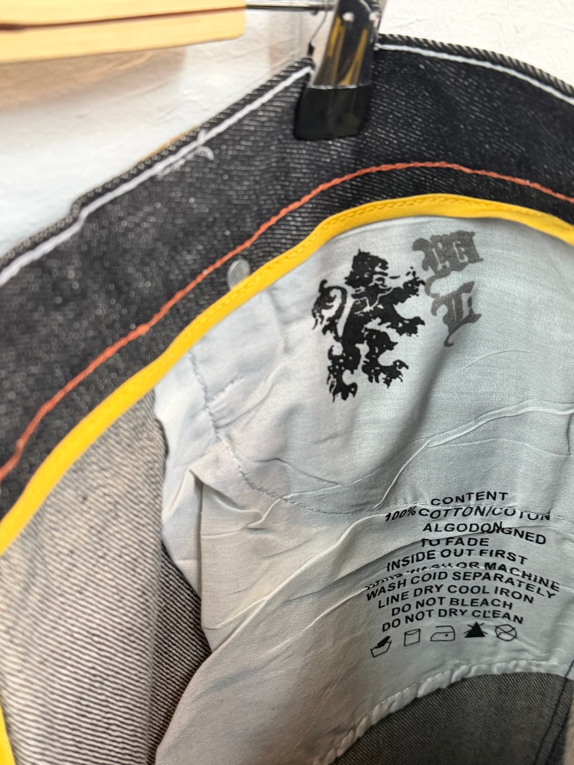 COOGI 리미티드 에디션 스티칭 데님 진 W36 상품이미지7