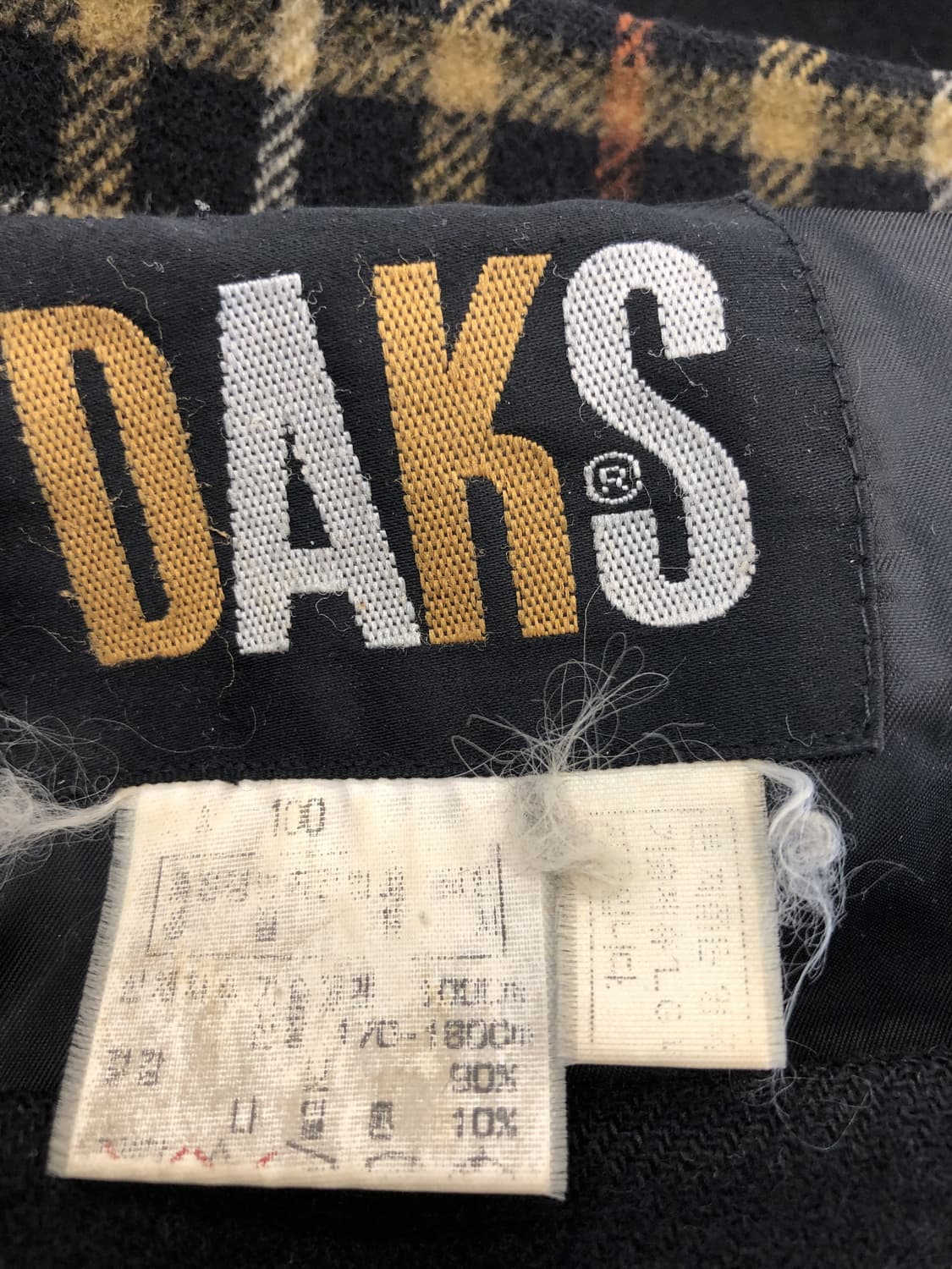 닥스 싱글 울코트 100 사이즈 블랙 상품이미지7