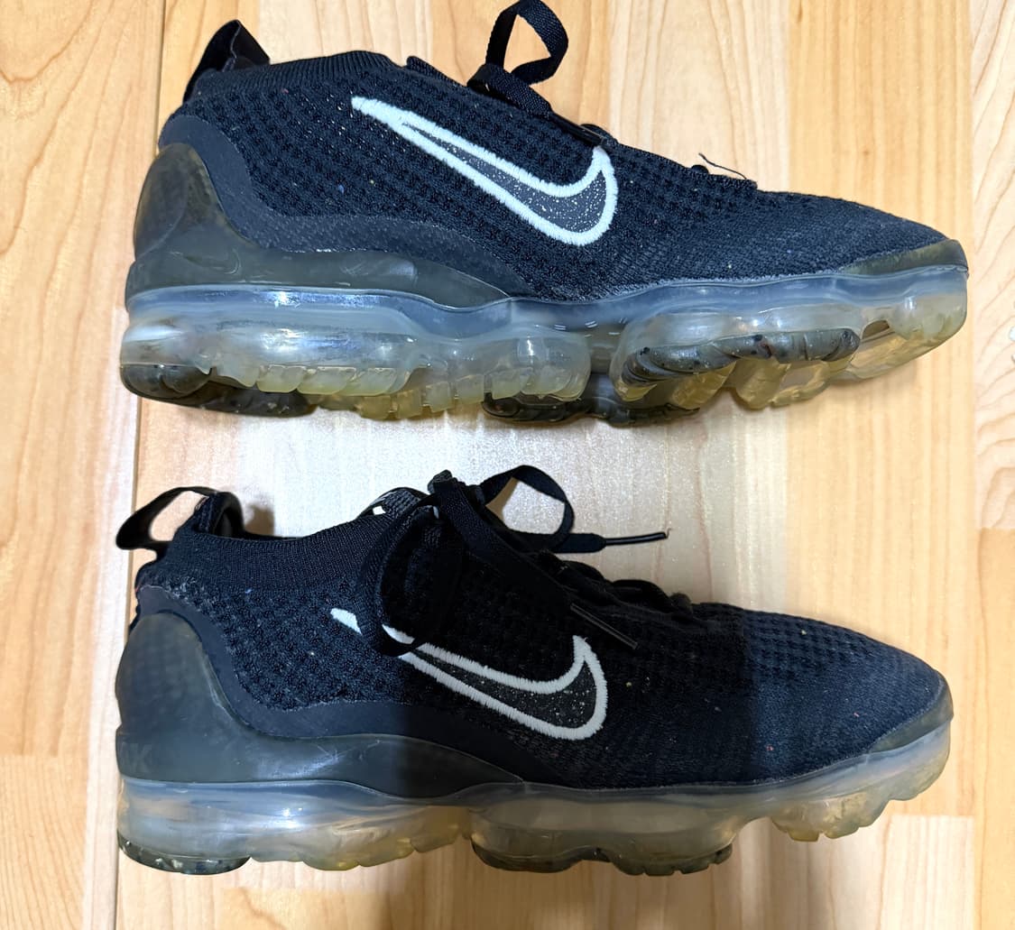 (정품)우먼 나이키 에어 베이퍼맥스 2021 플라이니트 블랙(235)중고 상품이미지4