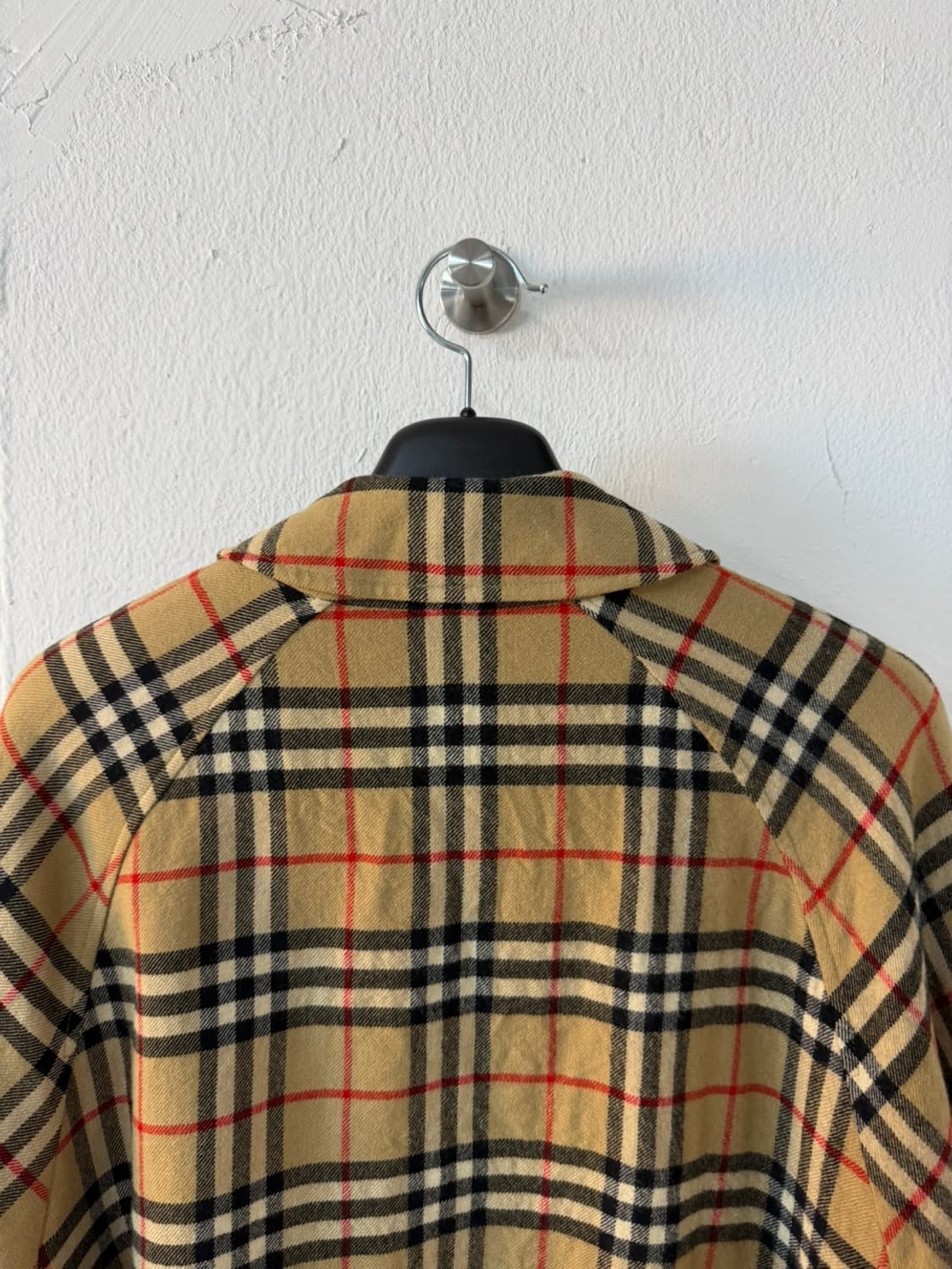 버버리 노바체크 울 블루종 상품이미지5