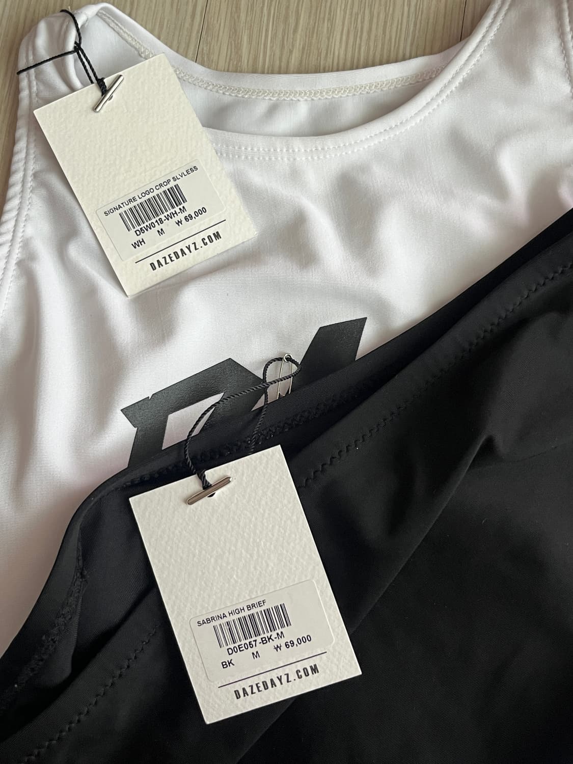 DAZE DAYZ 로고 크롭 비키니 세트 M 새상품 상품이미지6