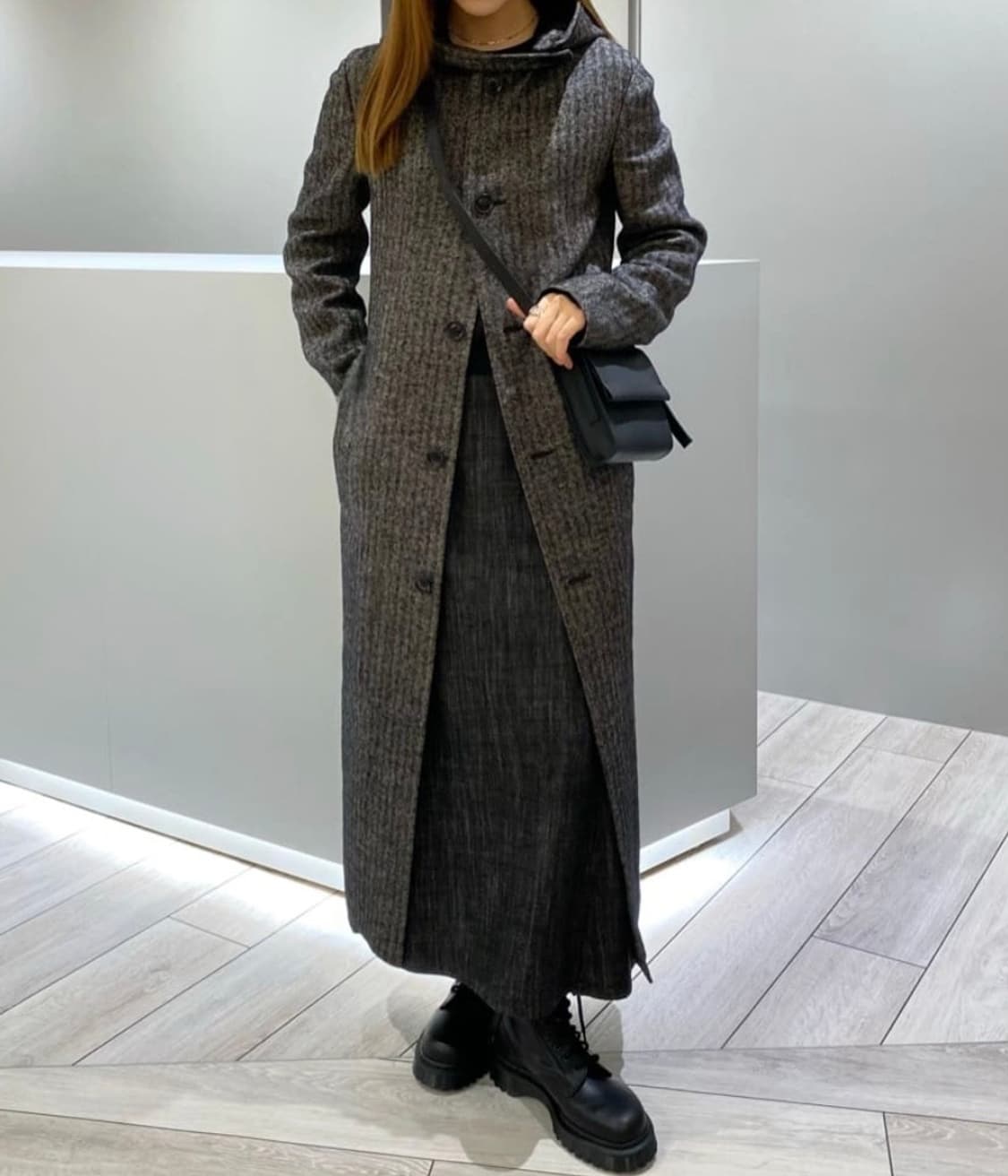 24aw 울 후드 코트 상품이미지10