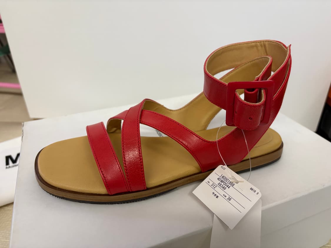 마르지엘라 핫핑크 스트랩 샌들 상품이미지3