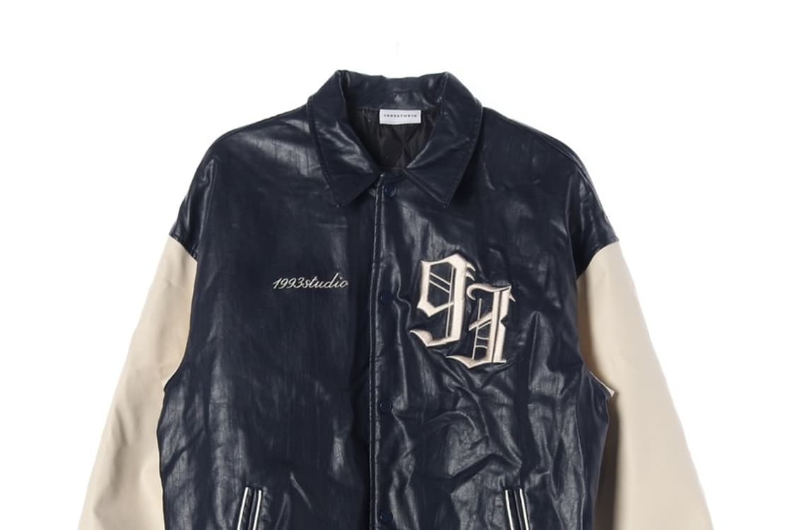 1993 스튜디오 레자 배색 바시티 자켓 F 상품이미지4