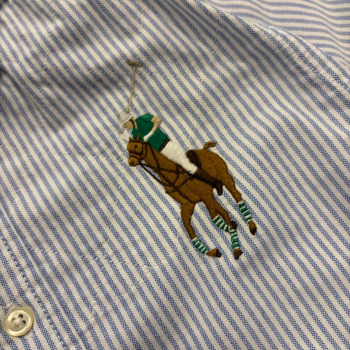 [M] 폴로 랄프로렌 빅포니 3 스트라이프 셔츠 D340 상품이미지4