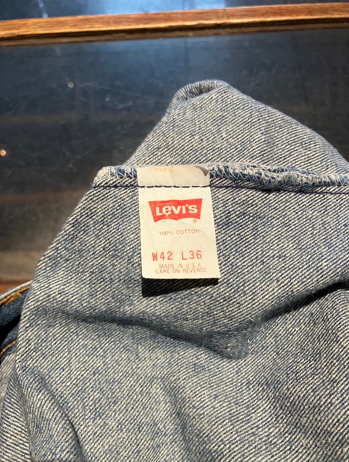 90s USA 빈티지 리바이스 501 데님 팬츠 빅사이즈 상품이미지9
