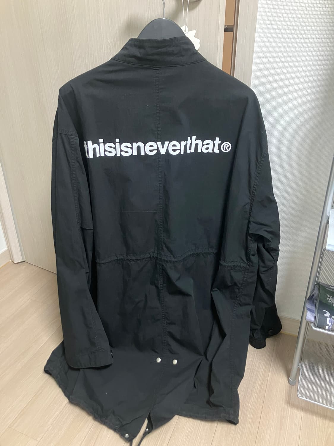 (L) 디스이즈네버댓 야상 개파카 피쉬테일 m51 블랙 상품이미지1