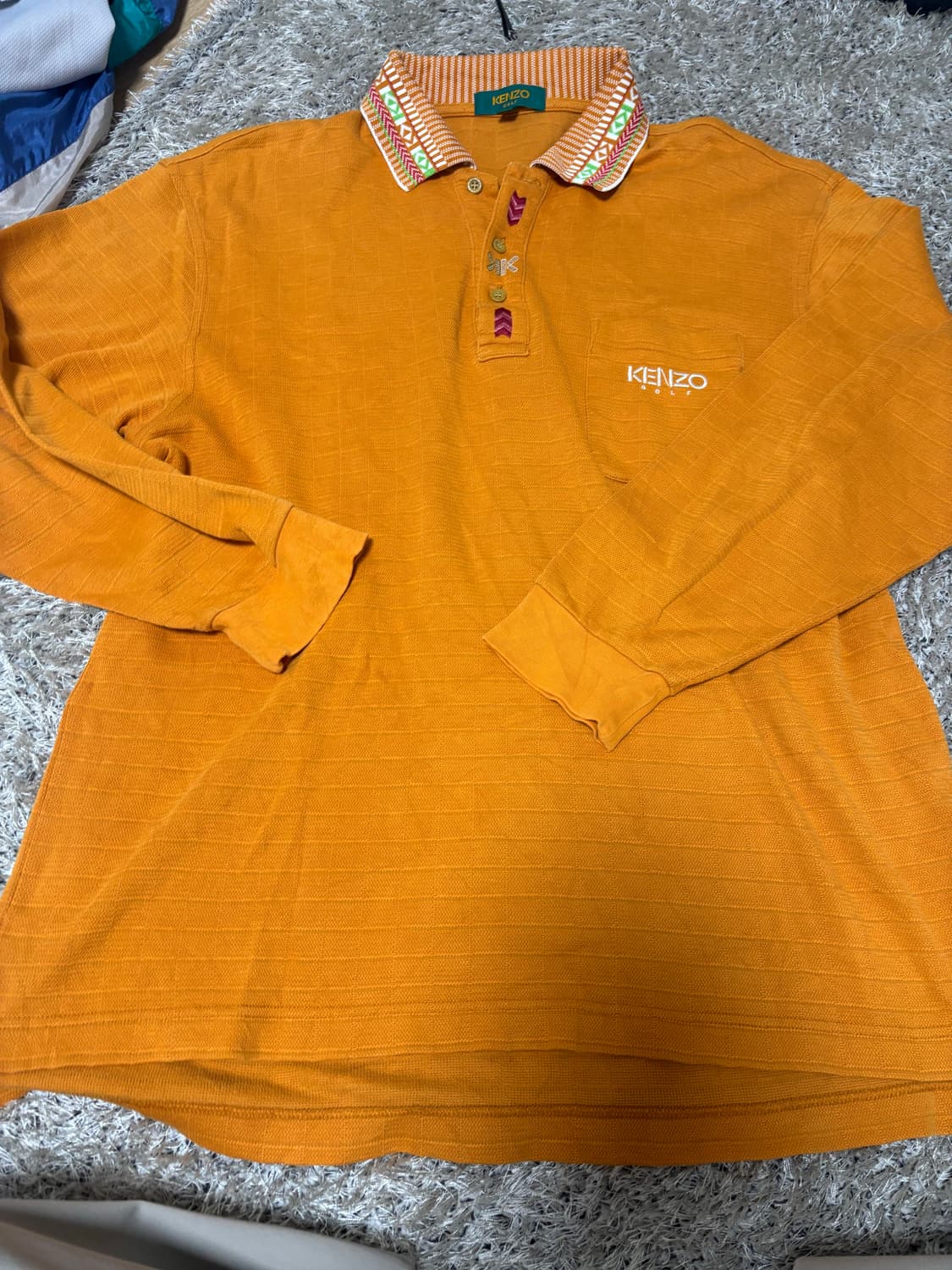 일제 KENZO GOLF 긴팔 카라티 사이즈 100-105 상품이미지1