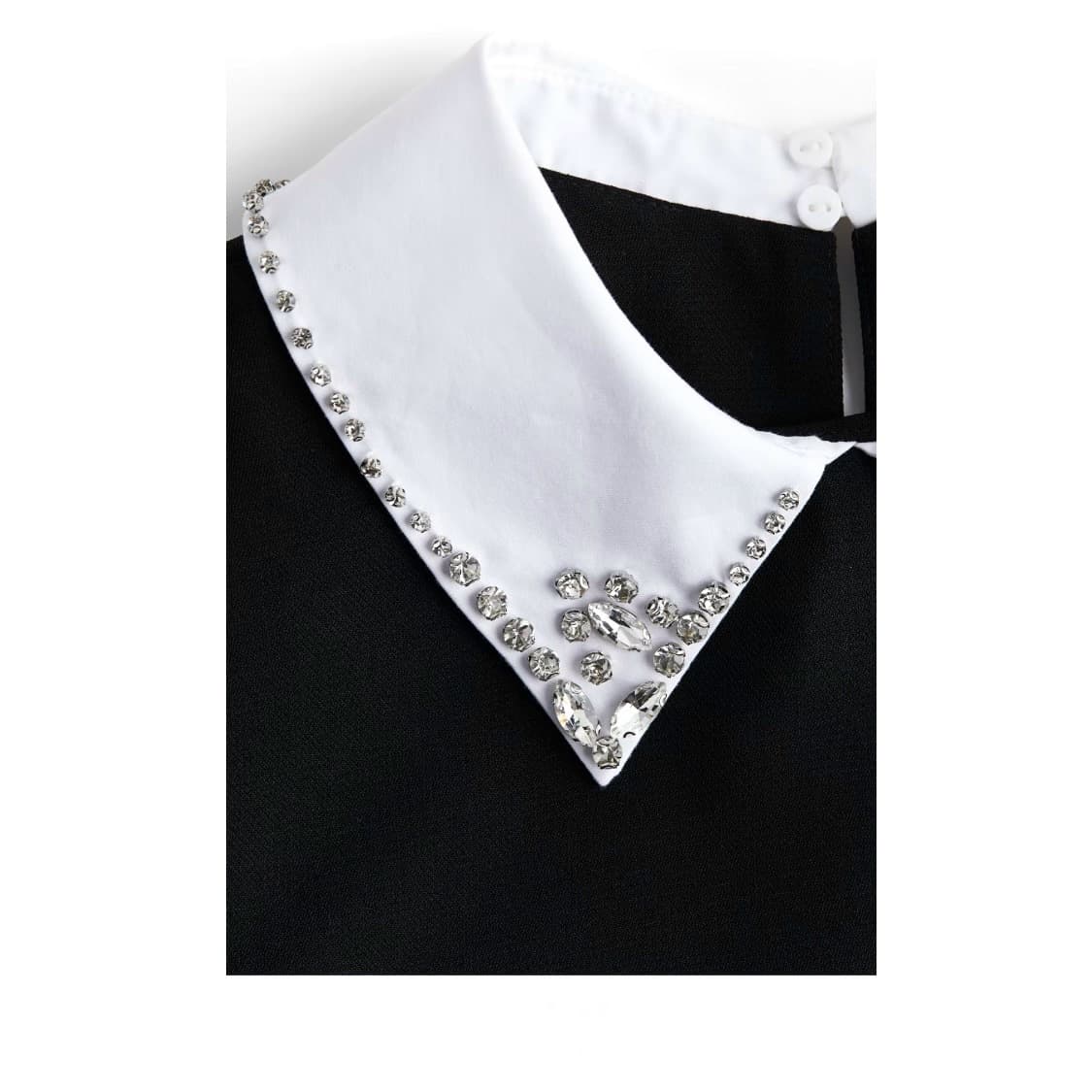 H&M 라인스톤 디테일 드레스 상품이미지2