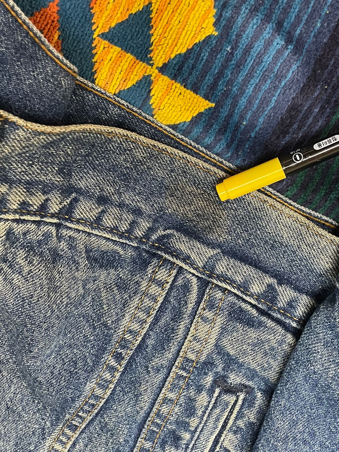 90s levi's buffalo trucker jacket xl 상품이미지3