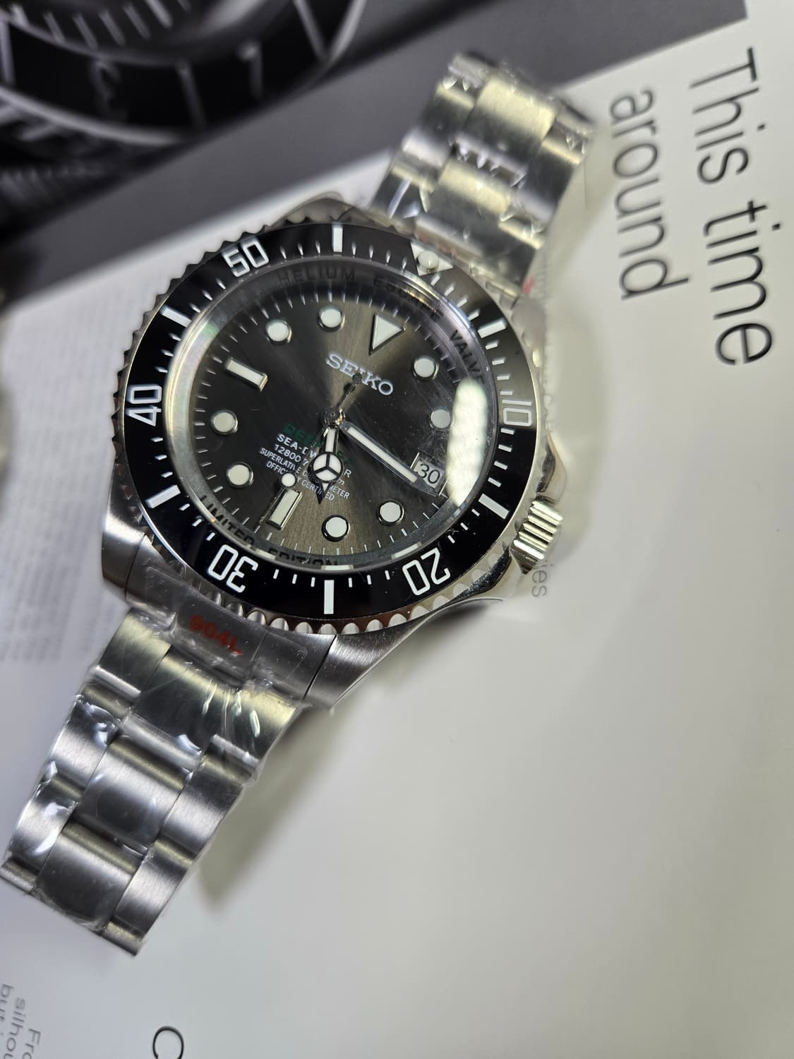 [MOD]세이코 SEIKO 씨드월러st. MOD NH35 오토매틱 상품이미지2