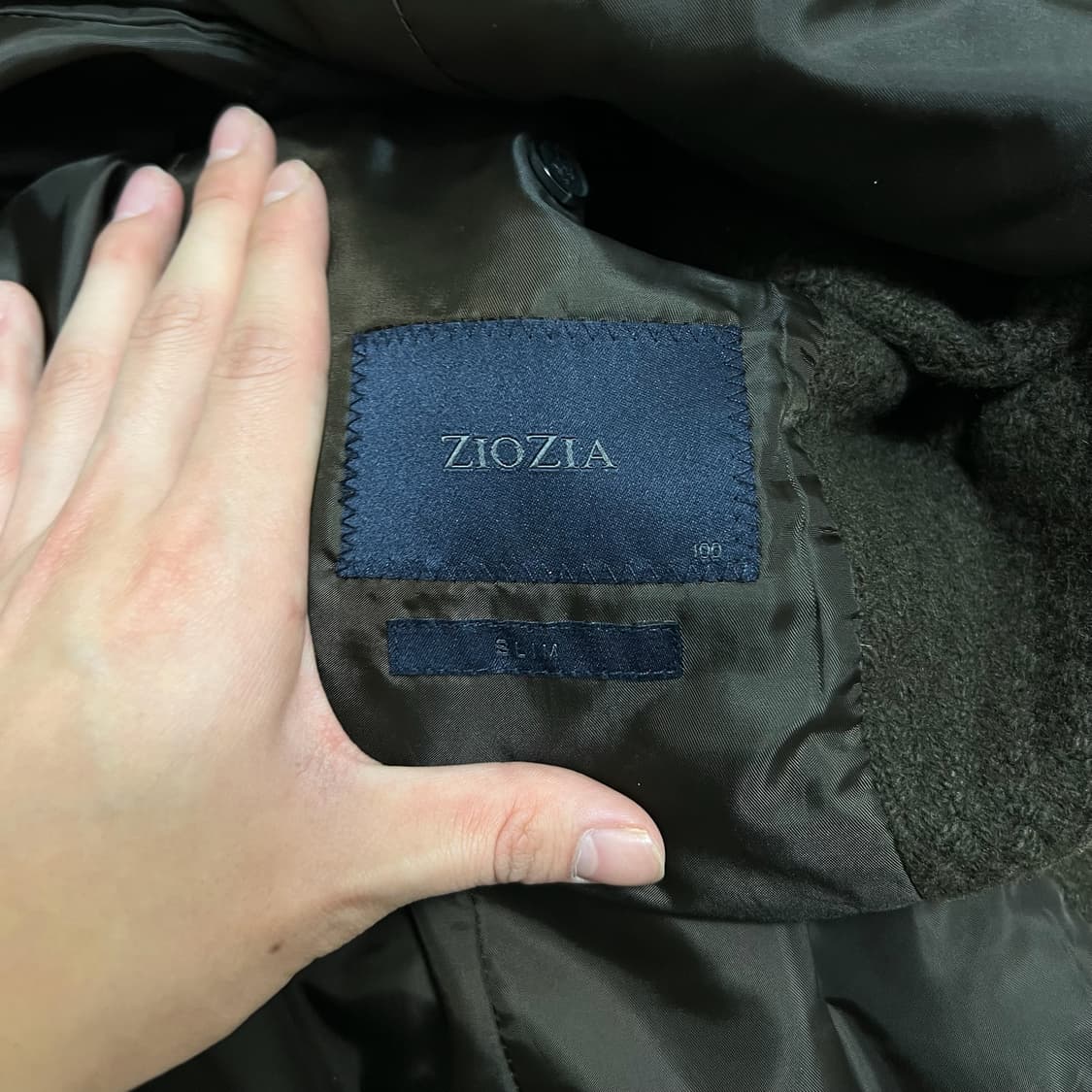 지오지아 남성 투버튼 싱글 코트 L/100  상품이미지5