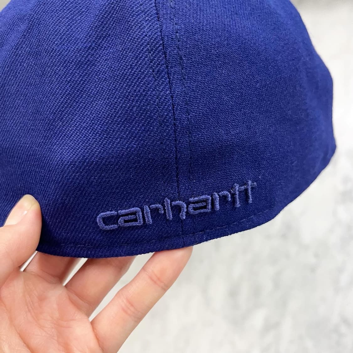 칼하트x뉴에라 블루 스냅백 상품이미지6