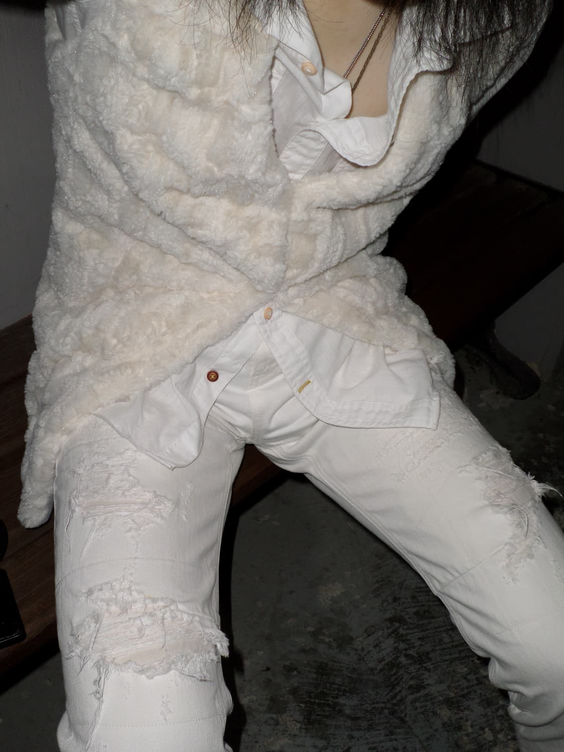 '00s made for me Faux Fur Vest 상품이미지1