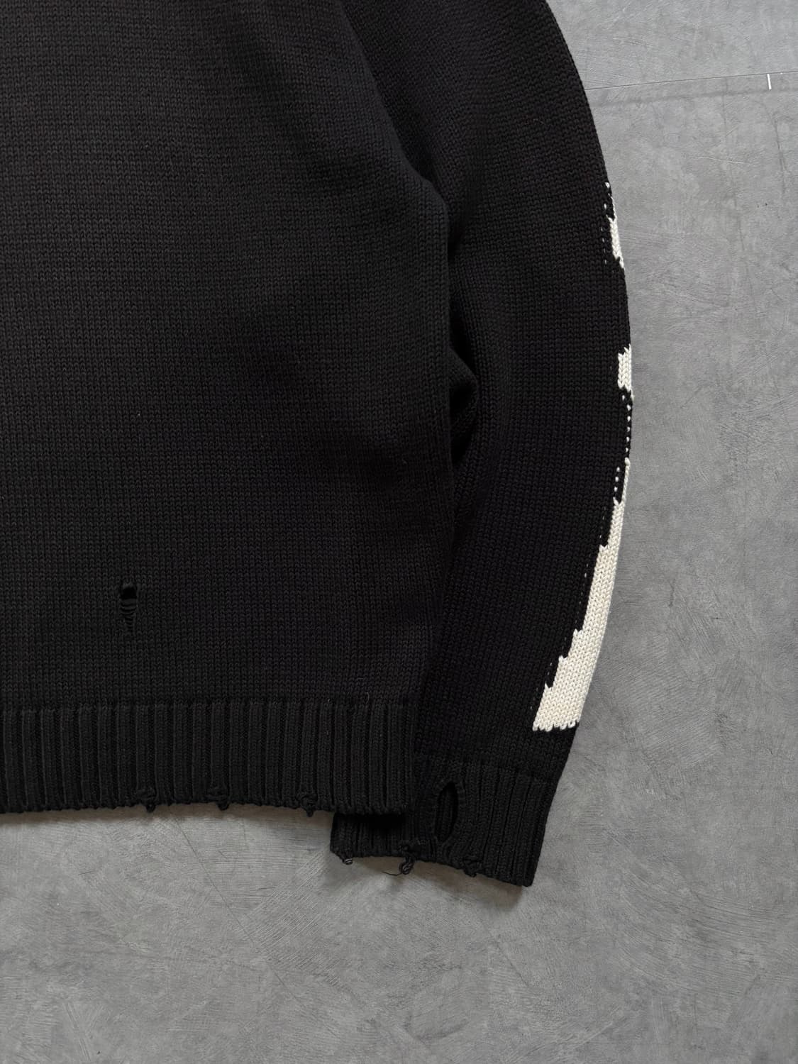 KAPITAL 캐피탈 5G 코튼 본 크루넥 스웨터 상품이미지6