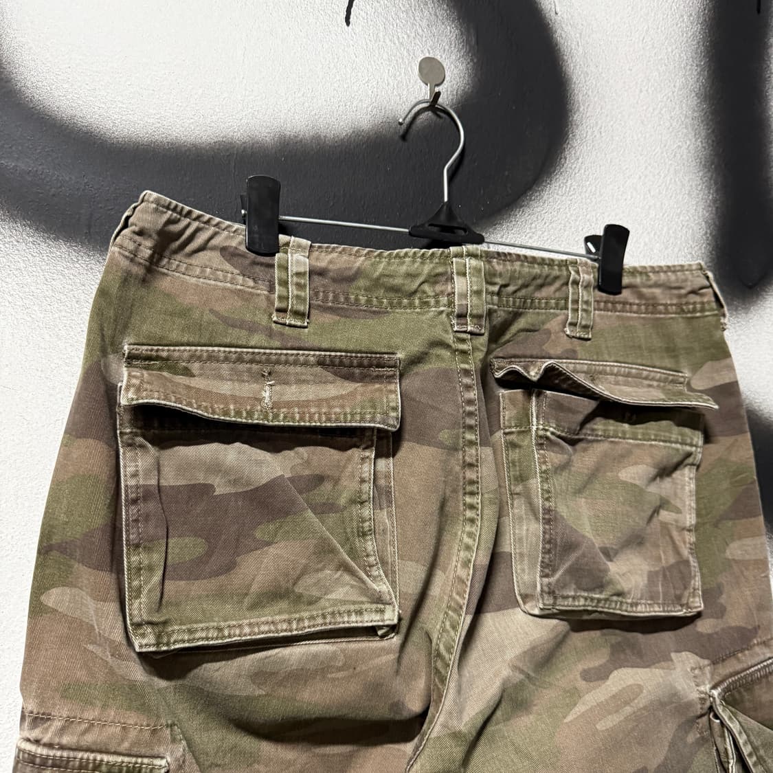VTG 빈티지 브라운 우드랜드 카모 와이드 카고 팬츠 상품이미지6