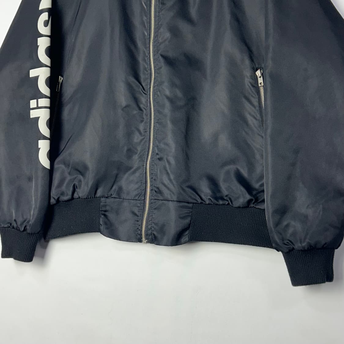 [adidas] 90s 아디다스 빅로고 나일론 봄버자켓 상품이미지4