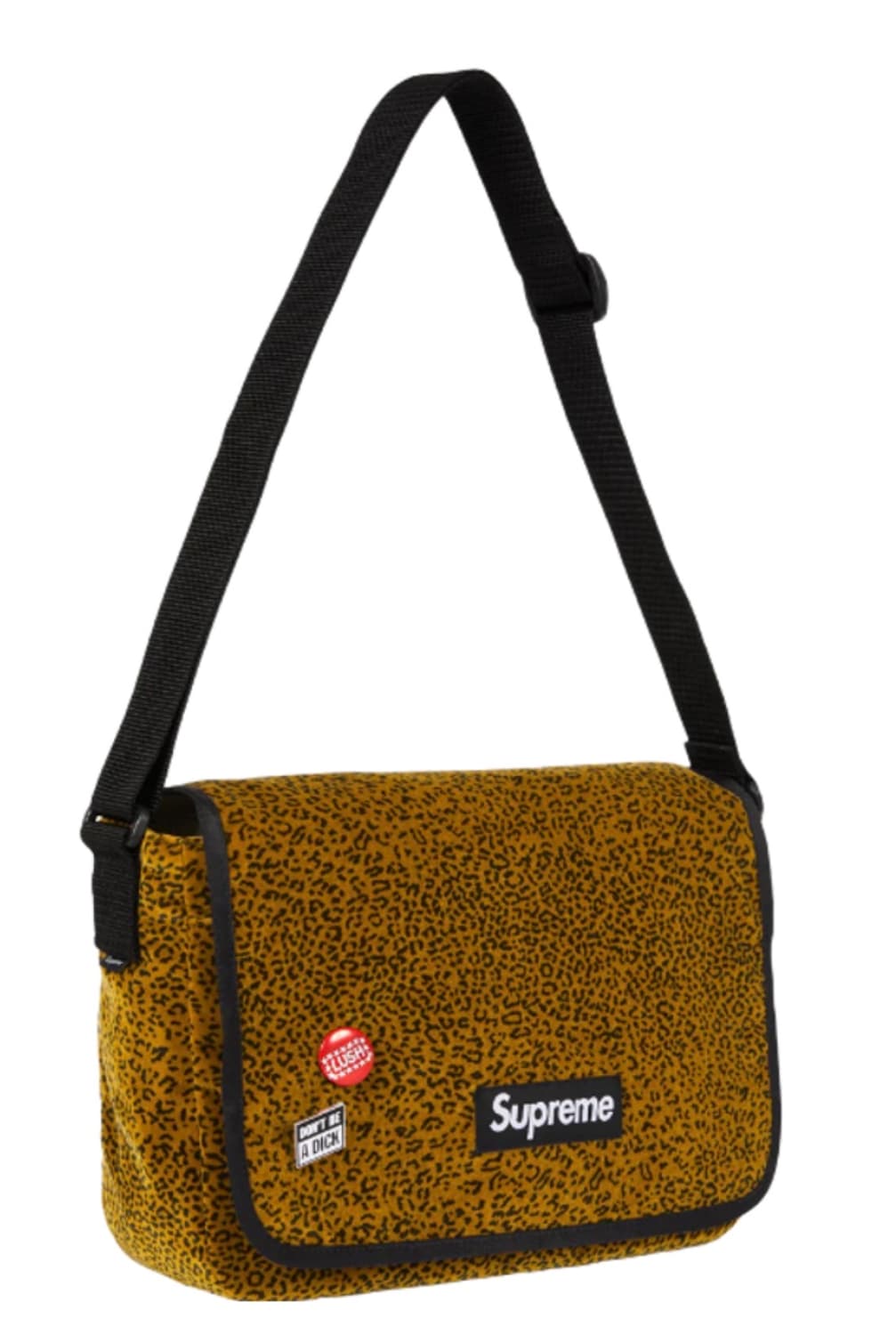 슈프림 벨벳 메신저백 크로스백 탄 레오파드 상품이미지2