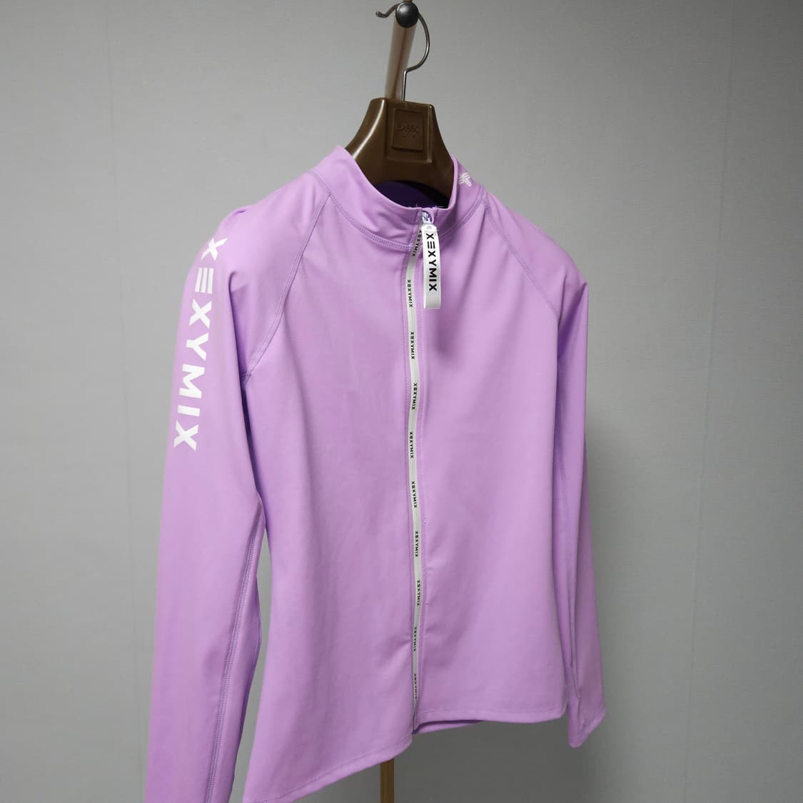 XL ) 젝시믹스 여성 집업 래쉬가드 연보라 상품이미지3