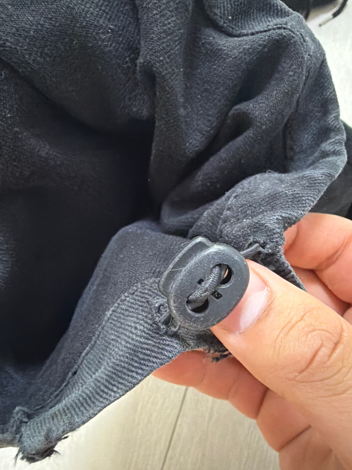 와이드 카고 파라슈트 팬츠 블랙 상품이미지8