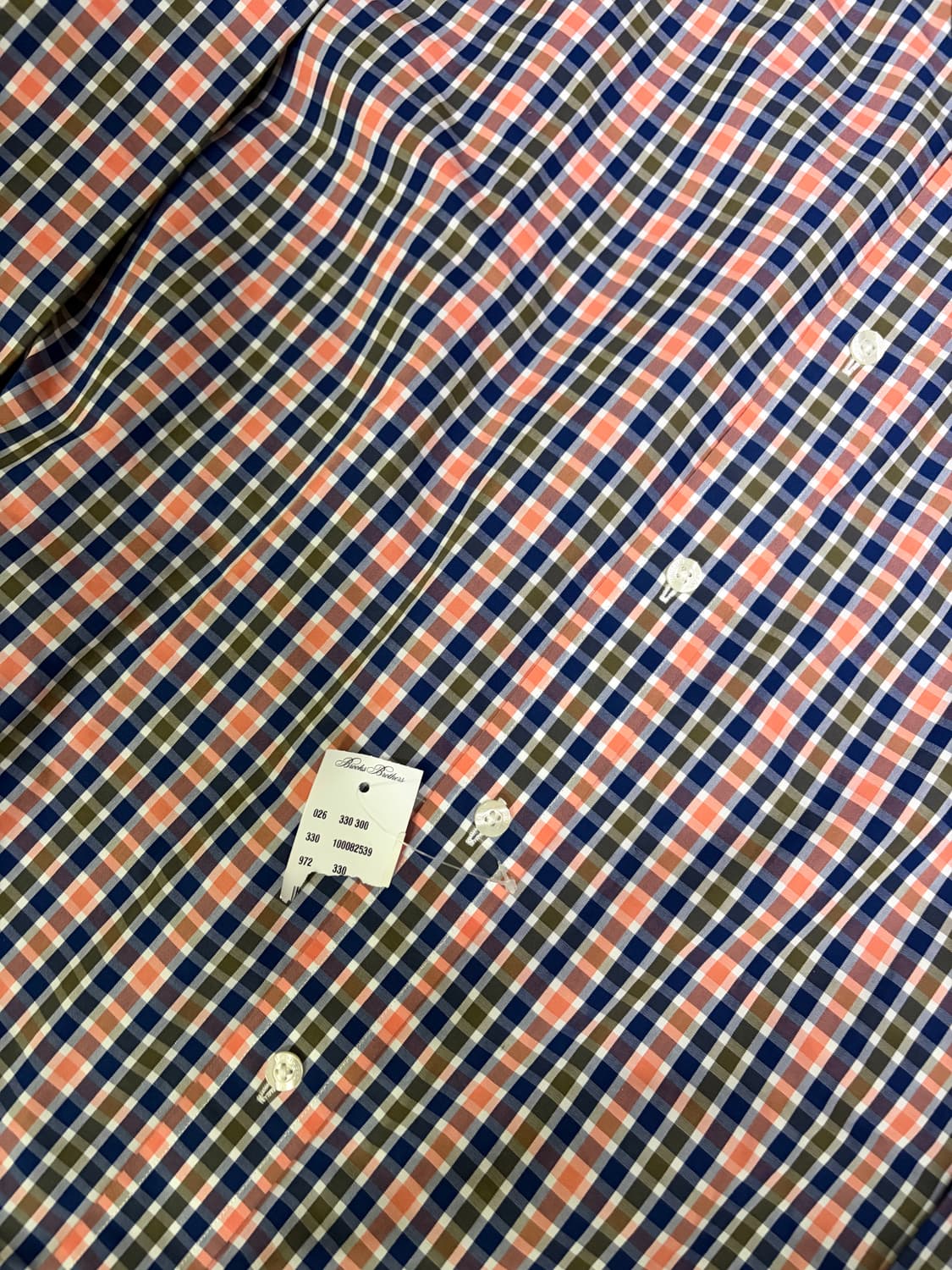 [XXL] 브룩스 브라더스 체크 셔츠 새상품 상품이미지4