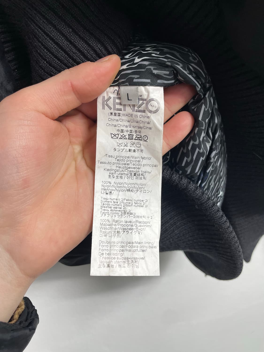 겐조 블랙 야상 숏 패딩 (on.102)    상품이미지7