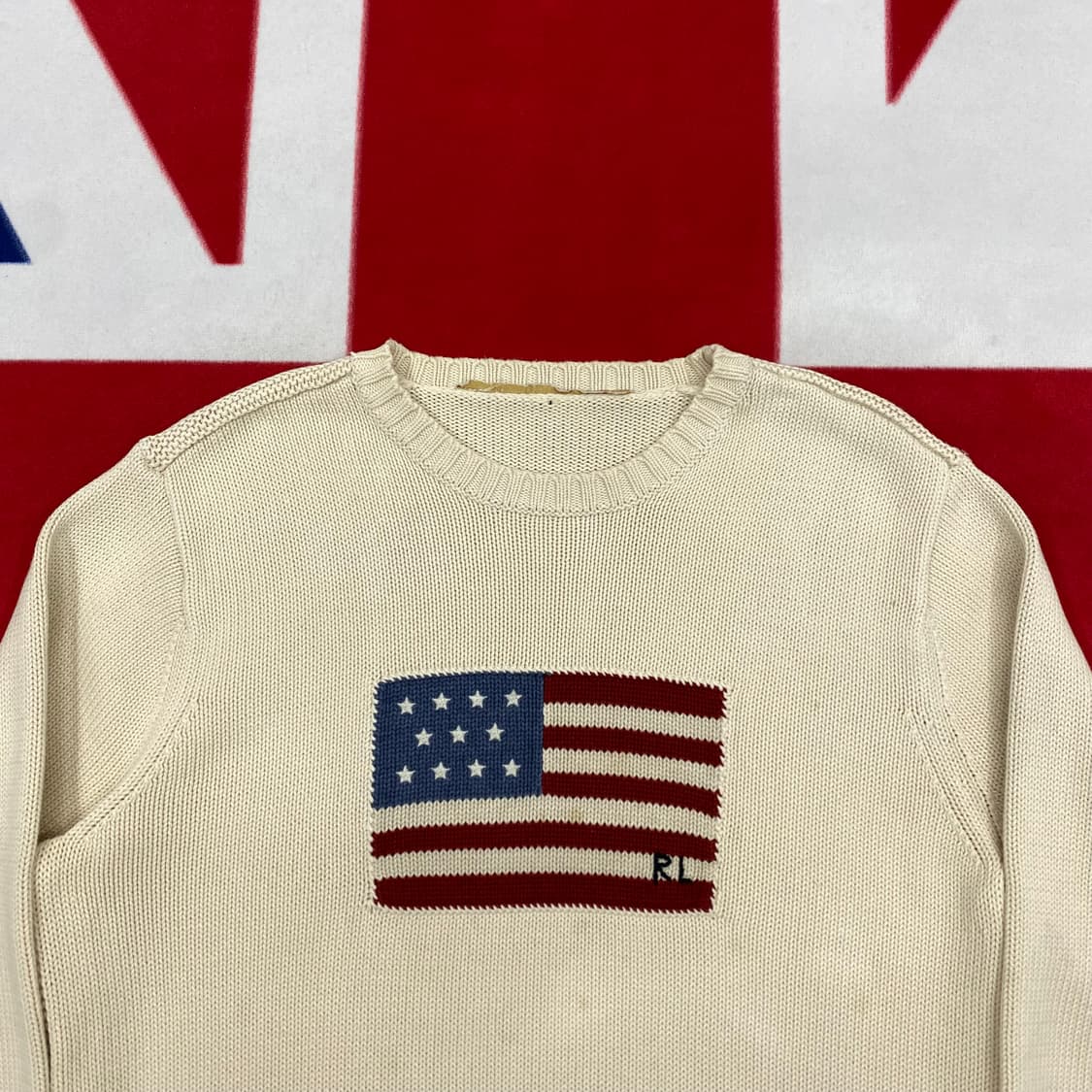 폴로진스 성조기 니트 M  상품이미지3