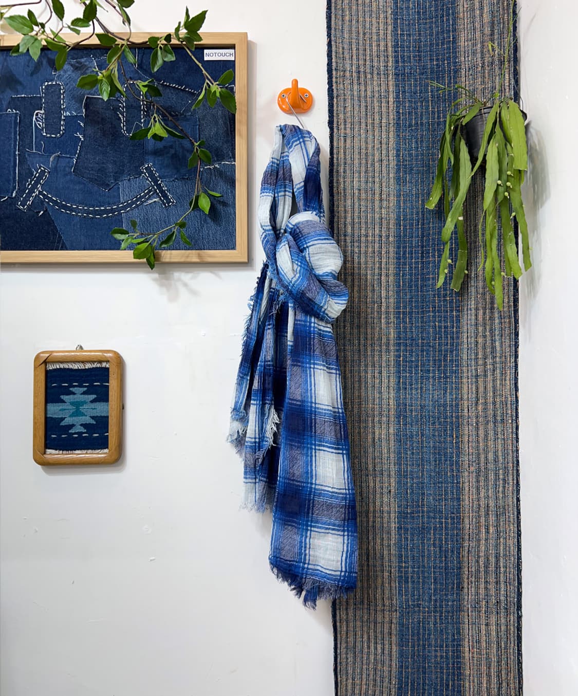 Checked Cotton Scarf 상품이미지2
