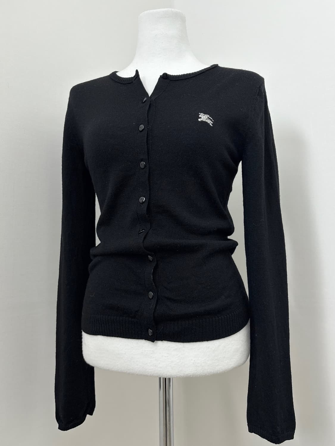 버버리 블루라벨 블랙 가디건 상품이미지1