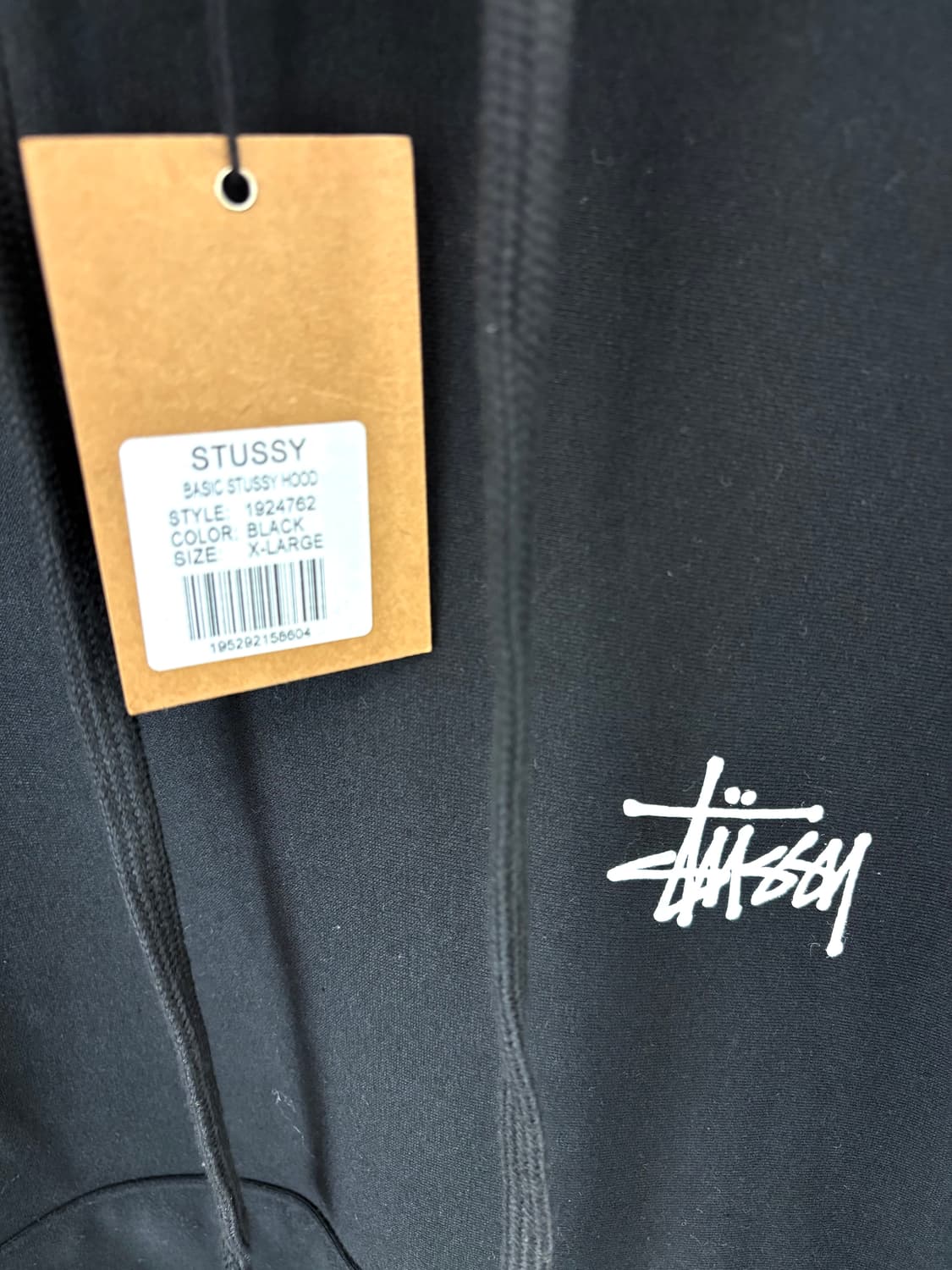  [2XL]새상품 스투시 블랙 후드티  상품이미지6