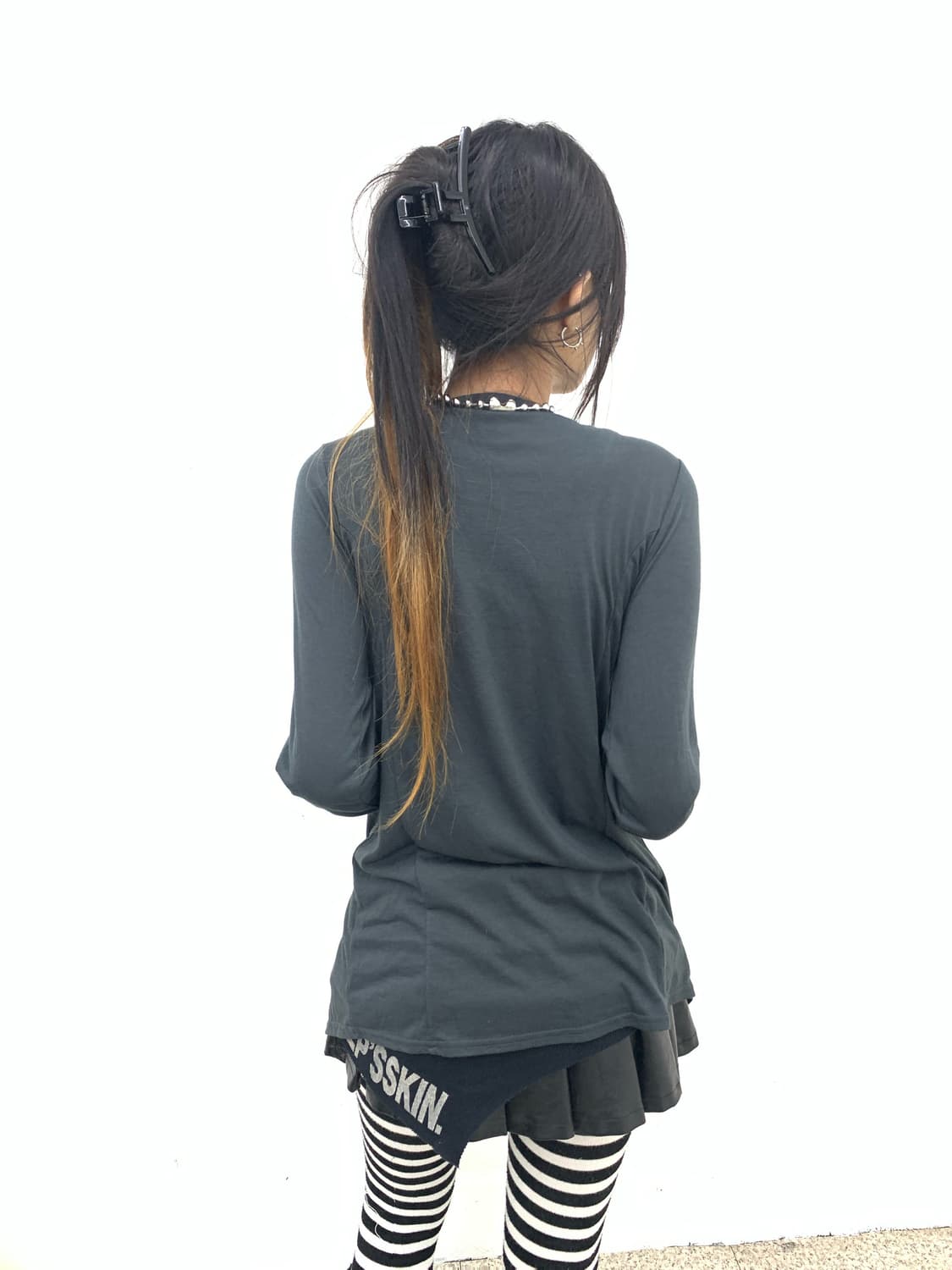 Leopard detail draped cardigan   상품이미지3