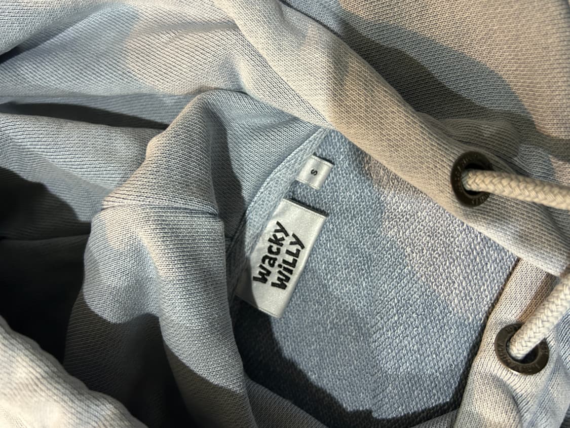 WACKY WILLY 후드티 하늘색 상품이미지5