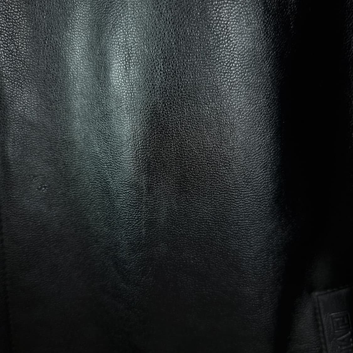[빈티지] 리얼 쉽스킨 양가죽 집업 레더 자켓 블랙 M20085 상품이미지6