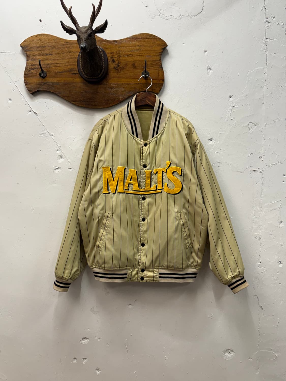 90s Suntory Reversible Varsity Jacket 상품이미지1