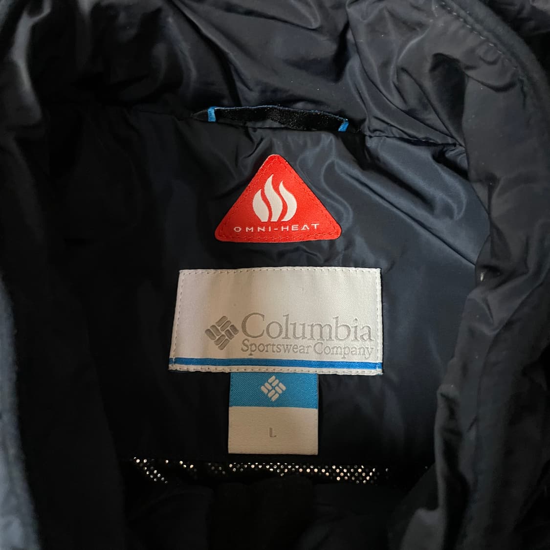 컬럼비아 딥네이비 투포켓 퀄팅 경량패딩 자켓 L 상품이미지4
