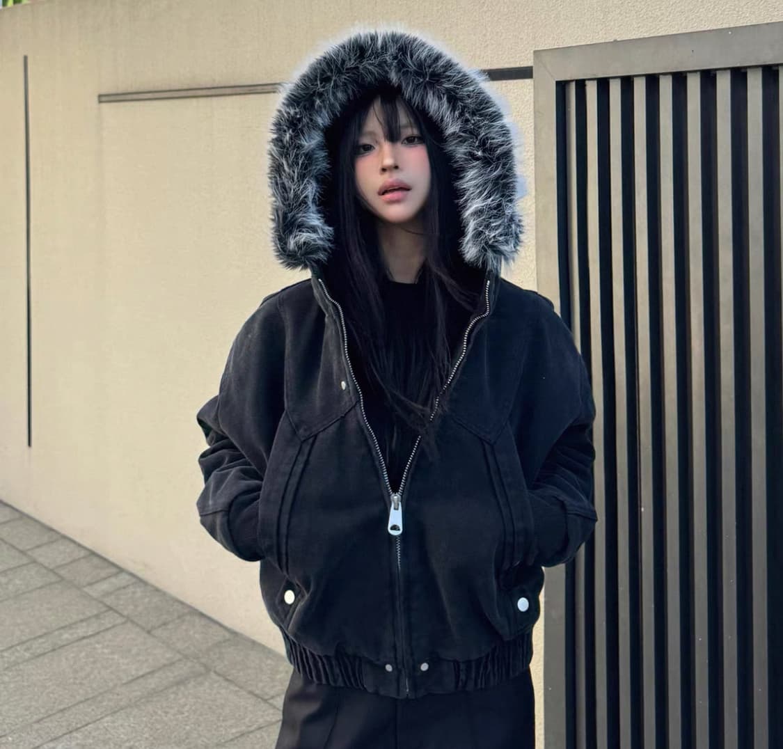 후드 퍼자켓 상품이미지1