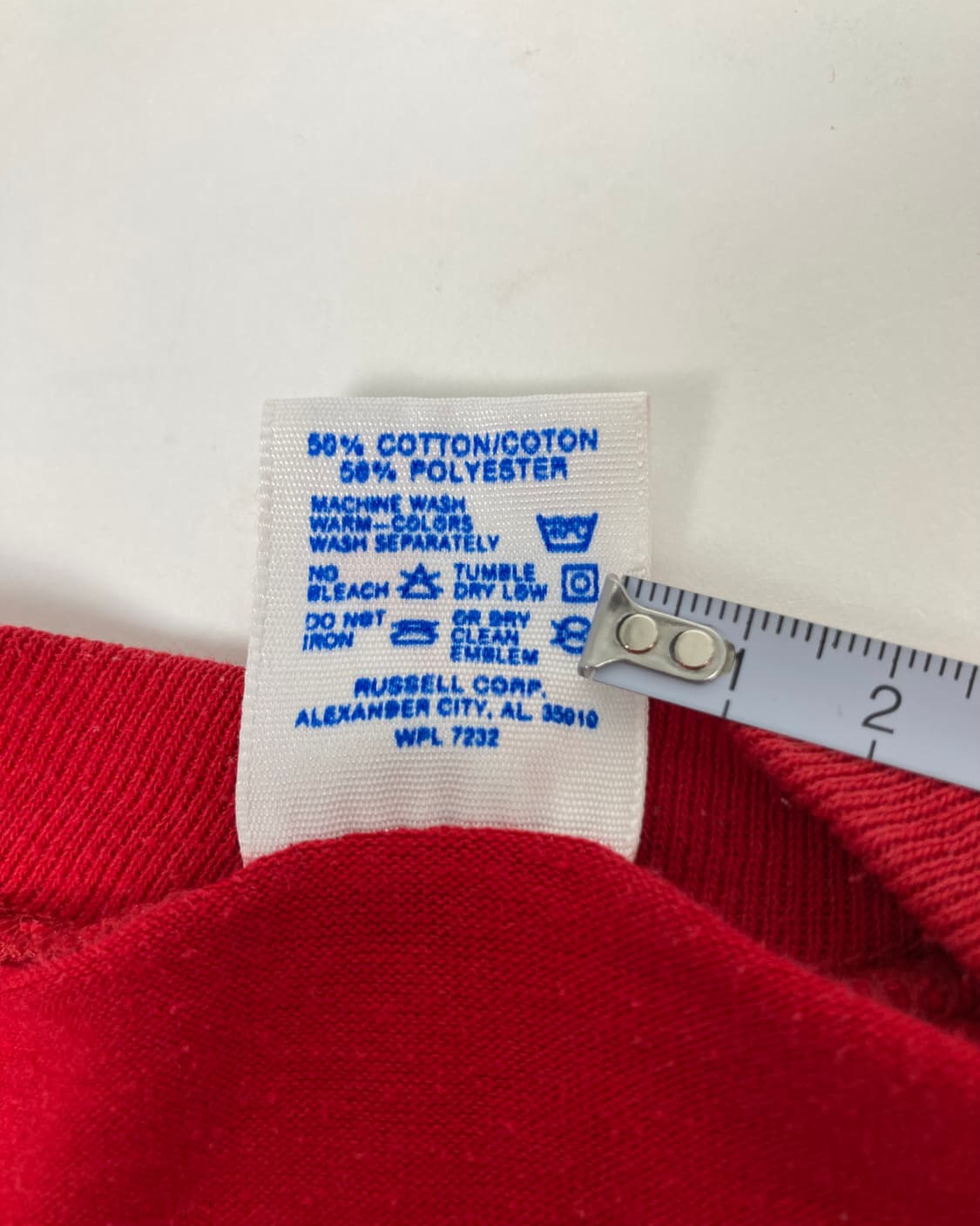 80s Single/Double Stitched Tee (red) 상품이미지4