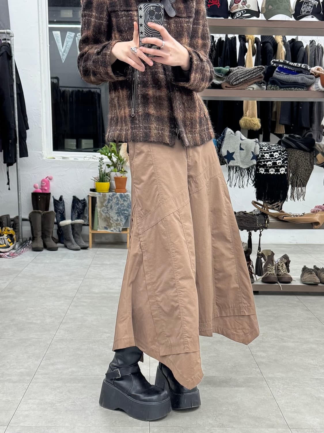 DOHO 어시메트릭 패널 팬츠 상품이미지2